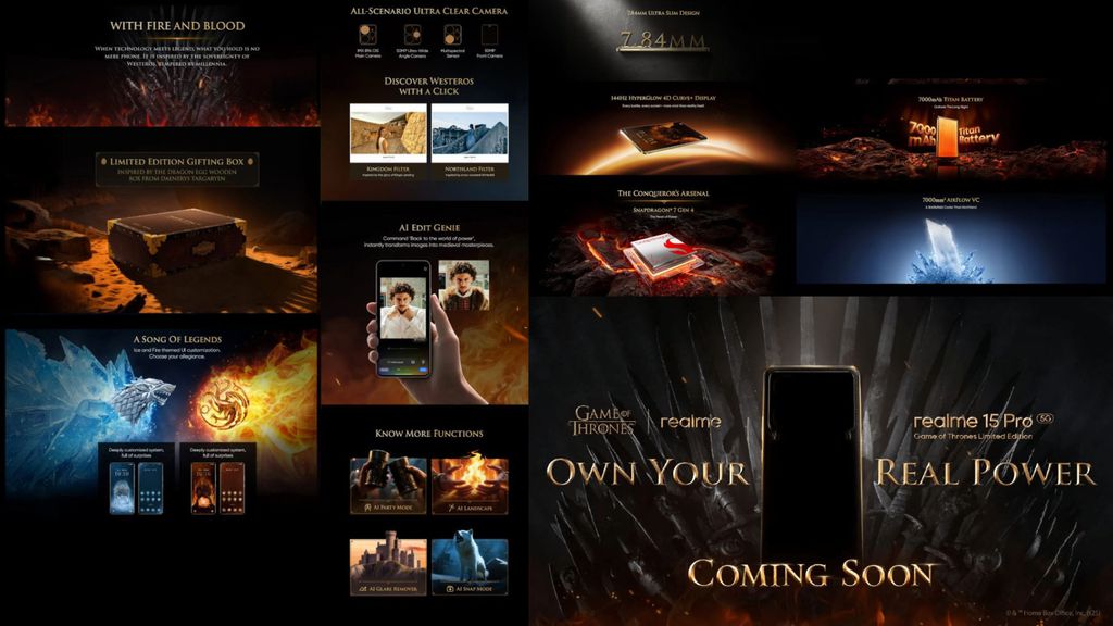 Realme 15 Pro Game of Thrones