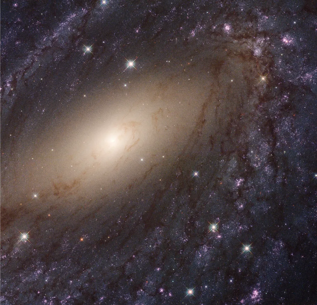 A NGC 6744 é uma galáxia espiral com quase o dobro do tamanho da Via Láctea (Imagem: Reprodução/NASA, ESA, LEGUS team)