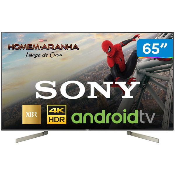 Smart TV 4K LED 65” Sony XBR-65X905F Android - Conversor Digital 4 HDMI 3 USB [À VISTA]