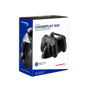 HyperX ChargePlay Duo - Carregador Duplo para Controle de PS4 Preto/Cinza