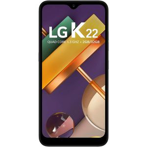 Smartphone LG K22 , 2GB/32GB, Tela de 6, Câmera Dupla 13Mp+2Mp, Selfie de 5Mp, Processador Qualcomm QM215 , Bateria 3,000mAh , Titanium