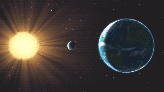 O eclipse solar acontece quando a Lua fica entre o Sol e a Terra (Imagem: Reprodução/NASA's Goddard Space Flight Center)