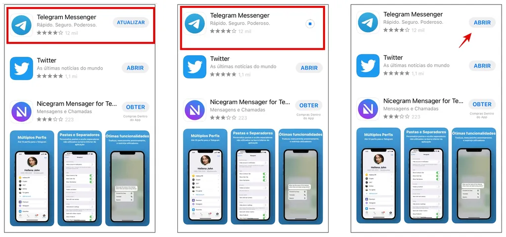 Como atualizar o Telegram | iOS, Android e PC