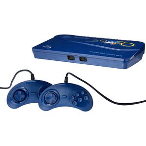 Console Retrô - Sega Master System Azul com 2 Controles e 132 Jogos