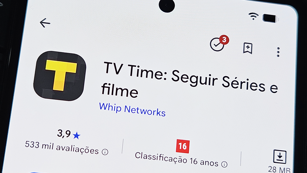 App do TV Time na Play Store