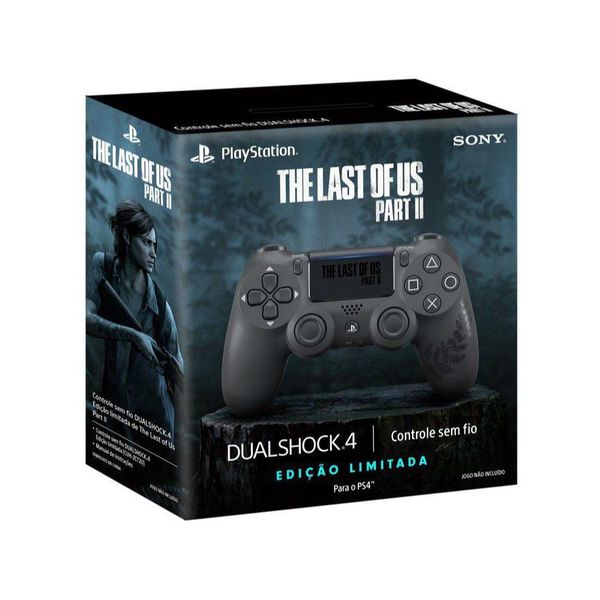 Controle para PS4 sem Fio Dualshock 4 - The Last Of Us Part II Sony Preto