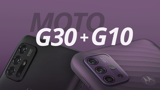 Moto G30 e Moto G10 são celulares versáteis, potentes e acessíveis