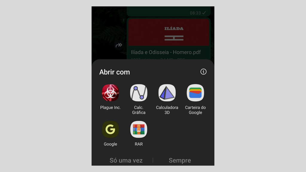 Usuário do X relata que não consegue abrir PDF pelo WhatsApp no Android (Imagem: Reprodução/X)