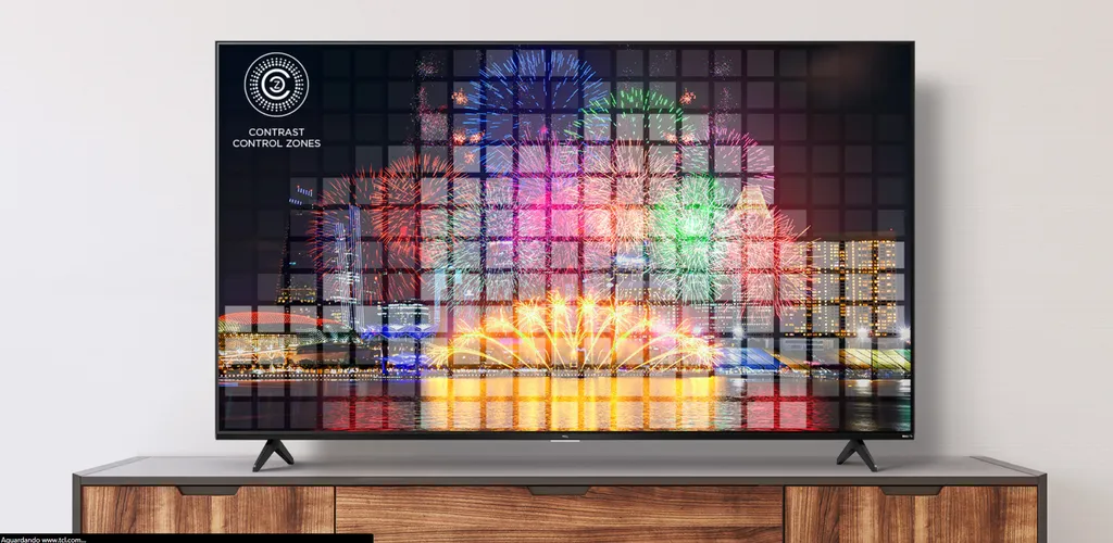Nova Smart TV 5-Series da TCL trabalha com 40 zonas de contraste (Imagem: Divulgação/TCL)