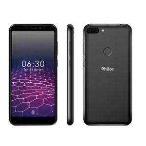 Smartphone Philco PCS01 64GB Preto 4G Octa-Core - 4GB RAM Tela 5,45” Câm. Dupla + Selfie 5MP - Magazine Canaltechbr