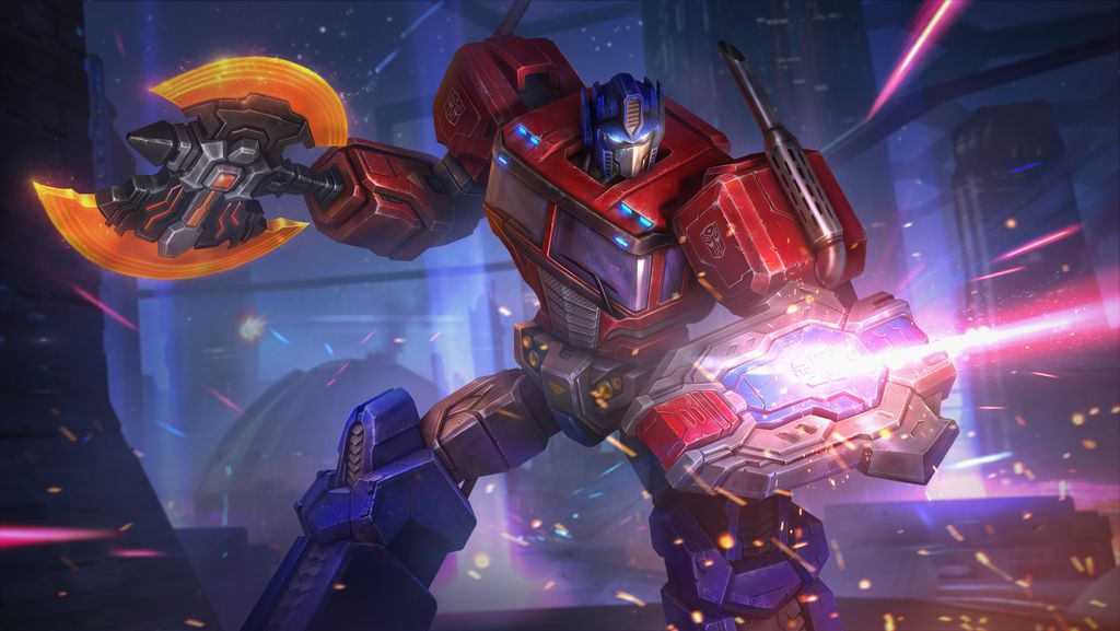 Optimus Prime, líder dos Autobots, será uma das skins do novo evento. (Imagem: Divulgação/MOONTON)