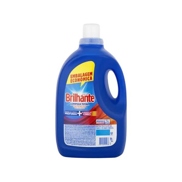 Sabão Líquido 5L Brilhante Limpeza Total