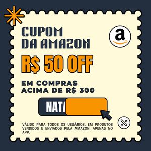 🎁 Amazon - R$ 50 OFF em compras acima de R$ 300 | CUPOM + SÓ NO APP 🎁