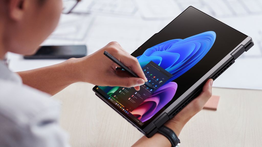 ThinkPad X1 2-in-1 Gen 11 Aura Edition (Imagem: Léo Müller/Canaltech)