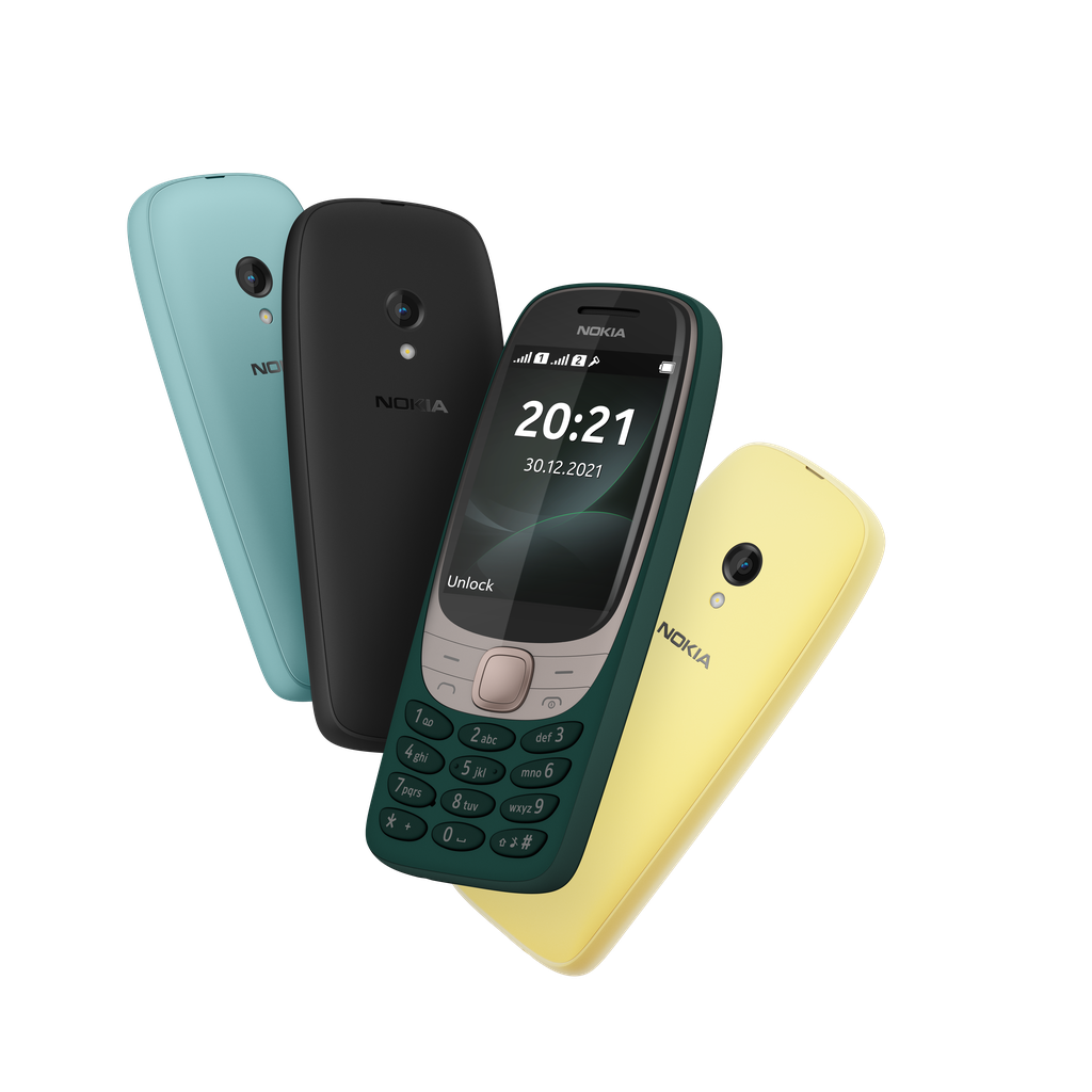 Clássico da era dos feature phones, o Nokia 6310 é relançado tendo como destaques a presença de rádio FM, Bluetooth 5.0 e Wi-Fi (Imagem: Divulgação/Nokia)