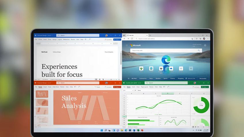 Layout janelas Office Windows 11