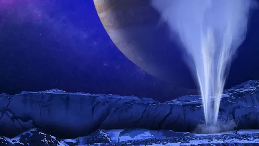 Encontradas mais evidências de que superfície da lua Europa libera jatos de água