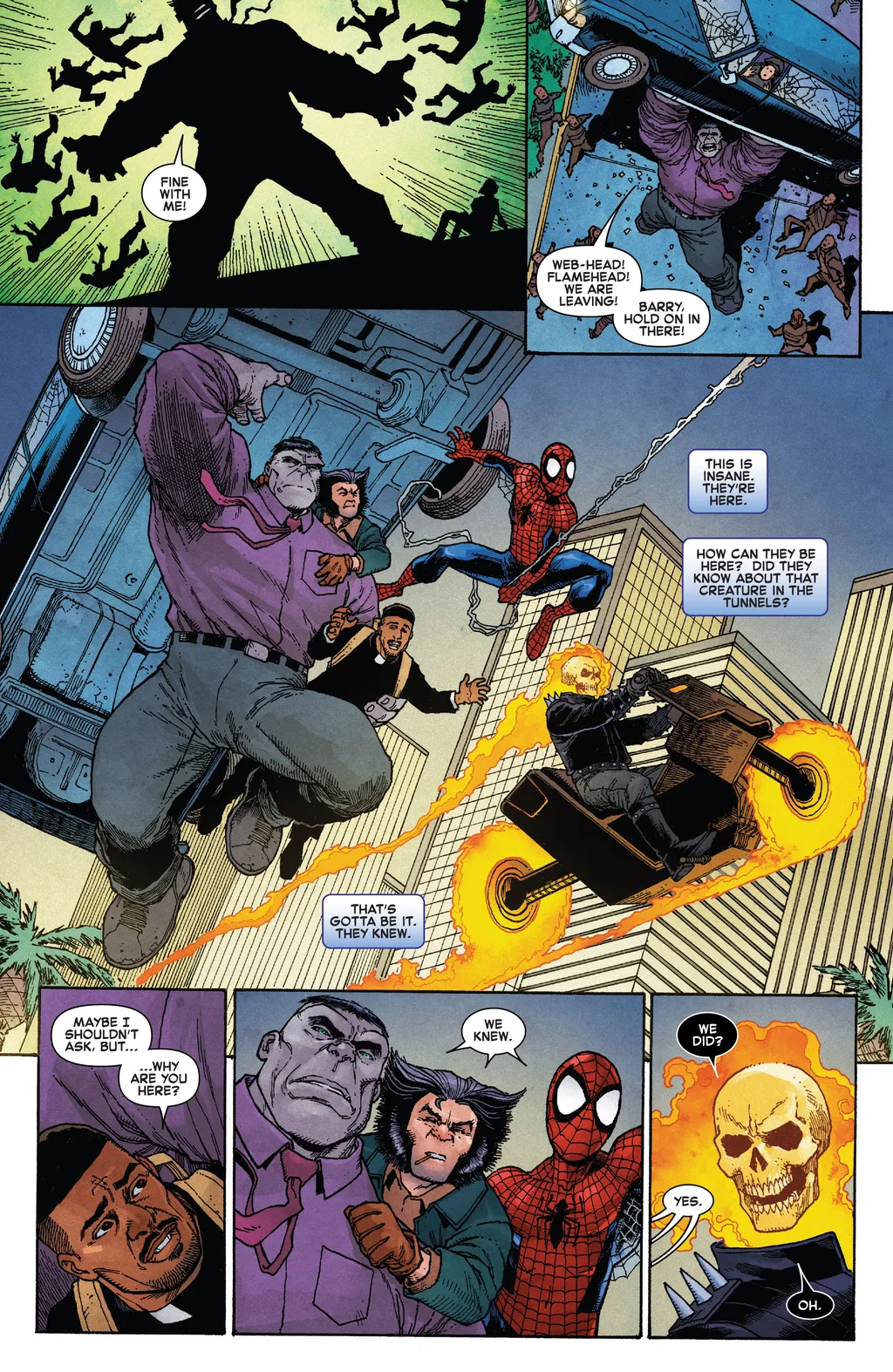 Cena de New Fantastic Four nº 1 (Imagem: Reprodução/Marvel)