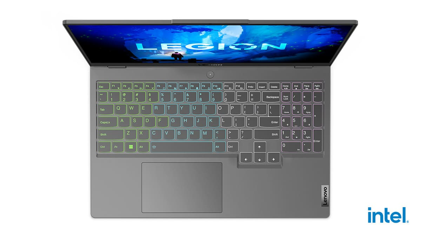 Visão superior do Lenovo Legion 5i