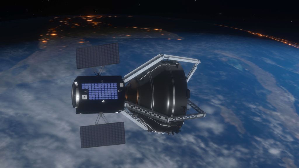 A missão Clearspace-1 deverá ocorrer em 2025 (Imagem: Reprodução/Twitter/ESA)