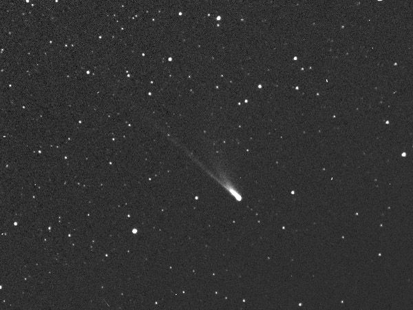 O cometa 96P/Machholz registrado pelo satélite STEREO, da NASA (Imagem: NASA)