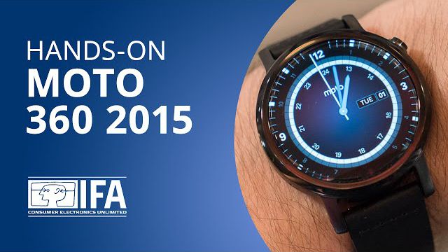 Moto 360 2015 (2ª geração) [Hands-on | IFA 2015]