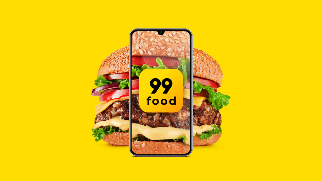 A 99Food é a versão de delivery do já conhecido app de viagens de carro (Imagem: 99Food/Divulgação)