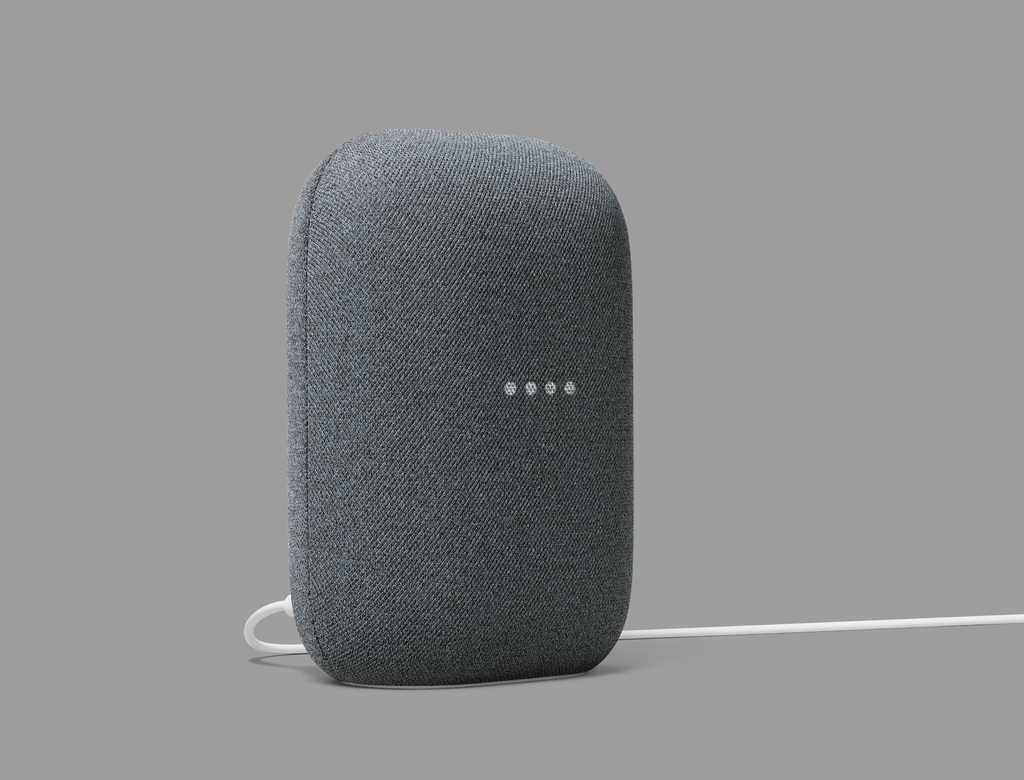 Google Nest Audio: dispositivo mais robusto para músicas e outros formatos de áudio chega ao Brasil (Foto: Divulgação / Google) 
