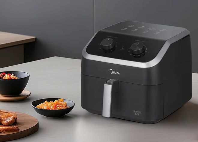 Air Fryer Midea Widemax Blackstone 8,5