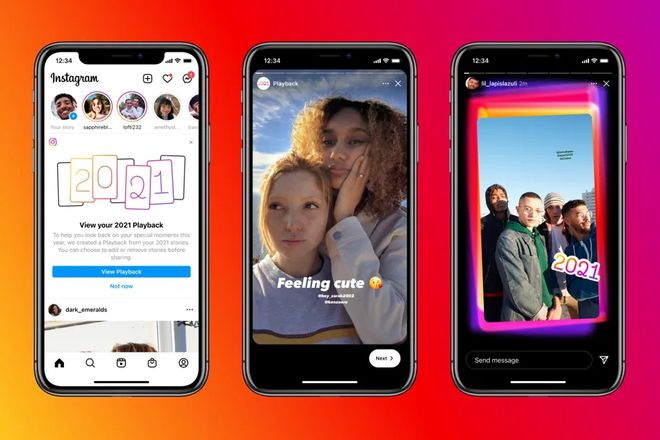 Instagram Playback llega con la galería retrospectiva oficial de 2021 Stories