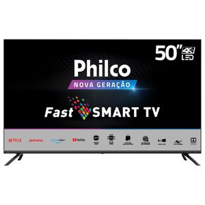 Smart TV Philco 50” PTV50G70SBLSG 4K LED - Netflix Bivolt
