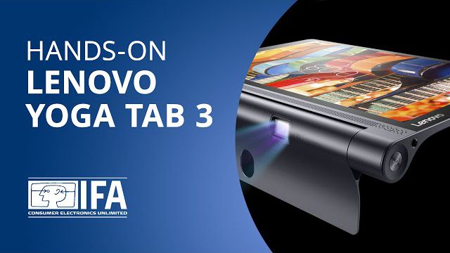 Lenovo YOGA Tab 3: projetor embutido e tela de 10" [Hands-on | IFA 2015]