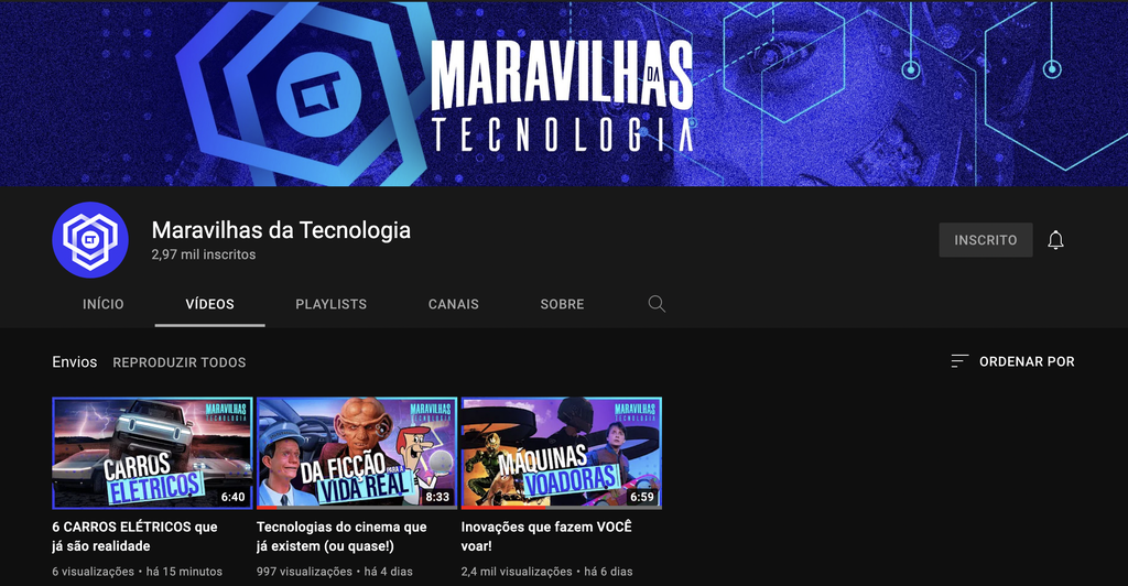 Maravilhas da Tecnologia: o novo canal do YouTube recheado de inovações