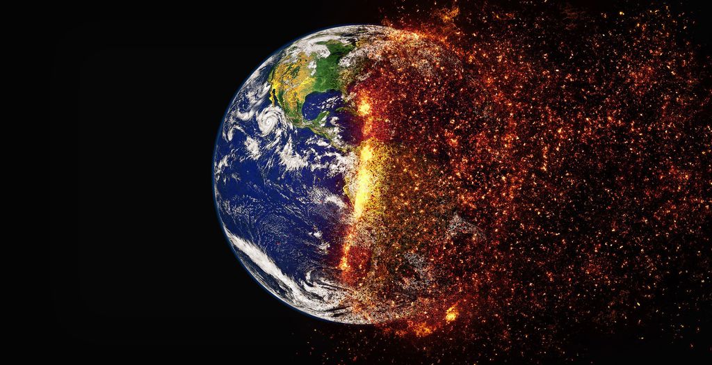 Emissões de carbono quebram recorde e fortalecem aquecimento global (Imagem: Pete Linforth/Pixabay)