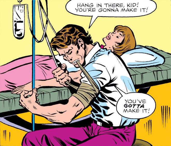 Tudo começou com uma transfusão de sangue bem errada (Imagem: Reprodução/Marvel Comics)