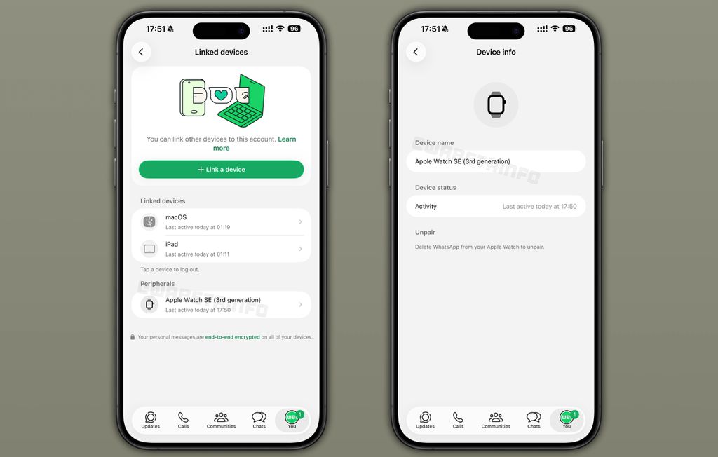 Periféricos Conectados no WhatsApp