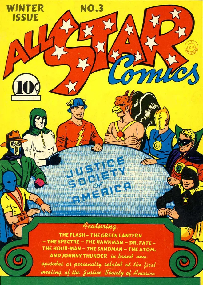 A Sociedade da Justiça surge quase 20 anos antes da Liga da Justiça (Imagem: Reprodução/DC Comics)
