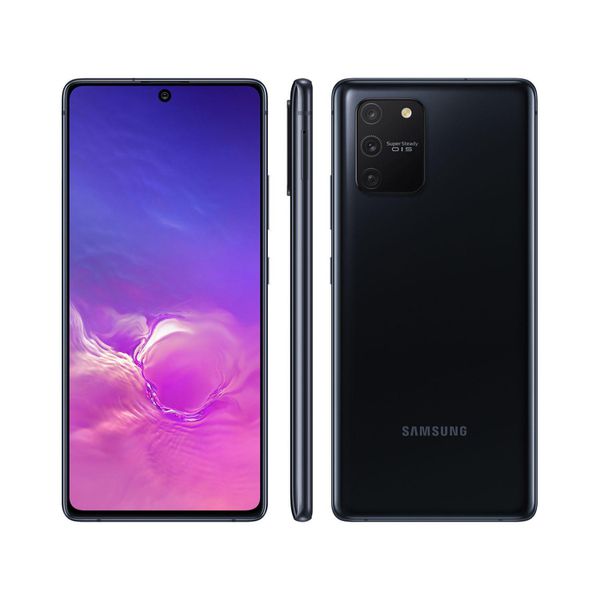 [CUPOM DE DESCONTO] Smartphone Samsung Galaxy S10 Lite 128GB Preto 4G  - Octa-Core 6GB RAM Tela 6,7” Câm.Tripla Selfie 32MP - Galaxy S10 Lite