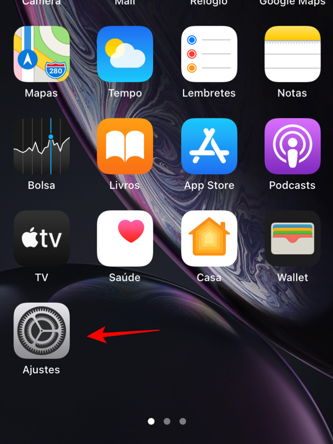 Acesse as configurações do iPhone e iPad pelo app Ajustes - Captura de tela: Thiago Furquim (Canaltech)