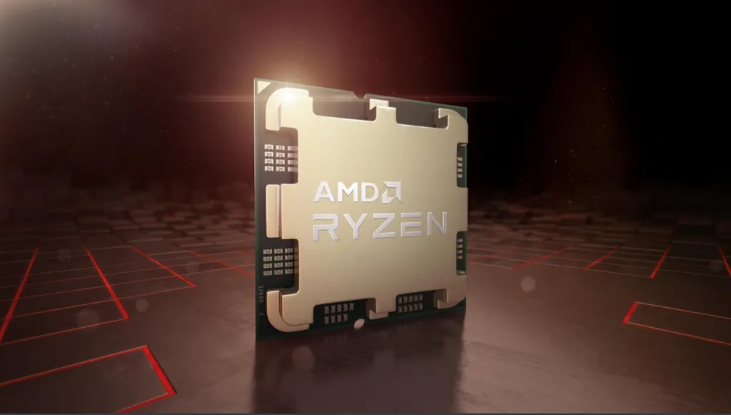 Segundo o novo rumor, a AMD deve adiar o início das vendas dos chips Ryzen 7000 para o mesmo dia do anúncio dos rivais Intel de 13ª geração, possivelmente visando ofuscar a concorrência (Imagem: AMD)