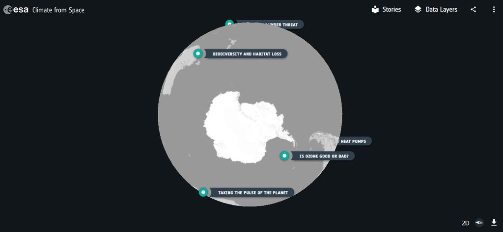 Acompanhe as mudanças climáticas da Terra neste site interativo da ESA