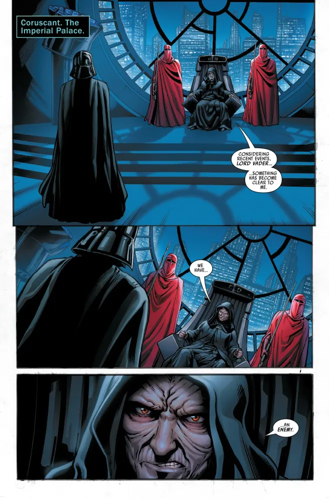 Cena de Star Wars: Crimson Reign nº 5 (Imagem: Reprodução/Marvel)