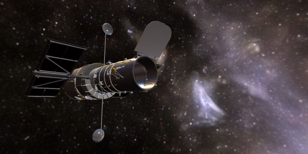 Conceito do telescópio espacial Hubble (Imagem: Reprodução/ESO)