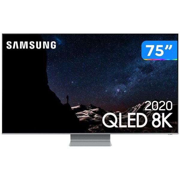 Smart TV 8K QLED 75” Samsung 75Q800TA - Wi-Fi Bluetooth HDR 4 HDMI 2 USB [CUPOM]