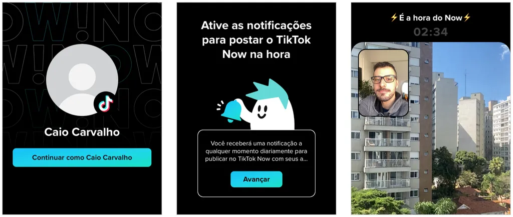 Como baixar e usar o TikTok Now no celular (Captura de tela: Caio Carvalho)