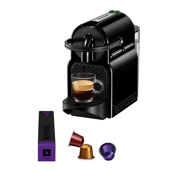 [GANHE R$450 EM CAFÉS]  Cafeteira Nespresso Inissia D40 com Kit Boas Vindas - Preta [À VISTA]