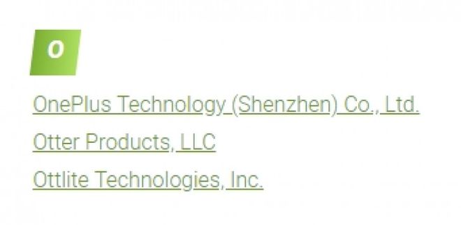 OnePlus aparece em listagem online do WPC (Imagem: Reprodução:WPC)