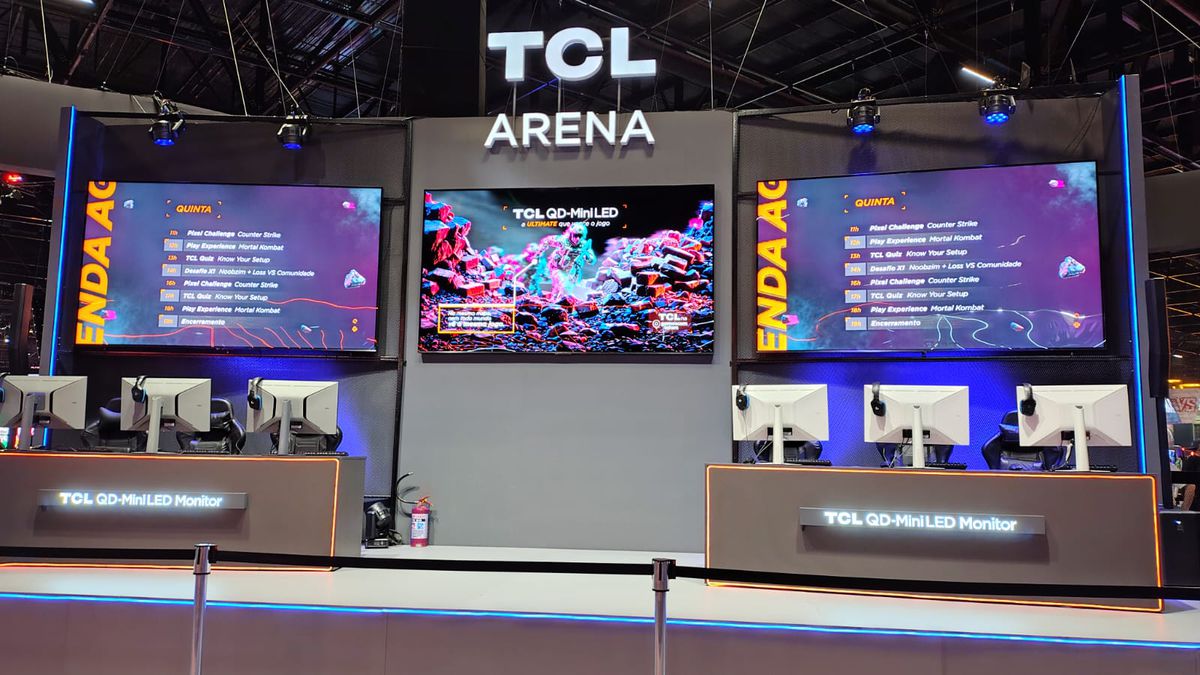 TCL ataca mercado de monitores com tecnologia Mini LED na gamescom latam 2026