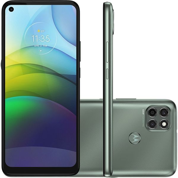 [CUPOM] Smartphone Motorola G9 Power 128GB 4G Wi-Fi Tela 6.8'' Dual Chip 4GB RAM Câmera Tripla + Selfie 16MP - Verde Pacífico