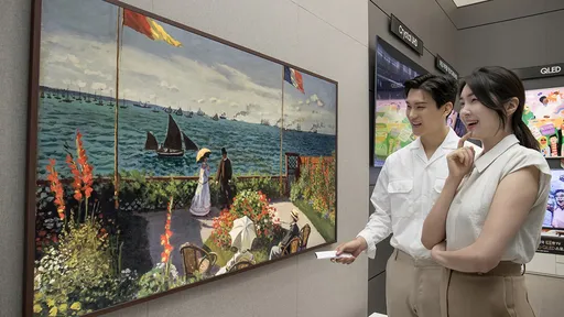 Samsung lança nova smart TV The Frame de 85 polegadas que vira obra de arte
